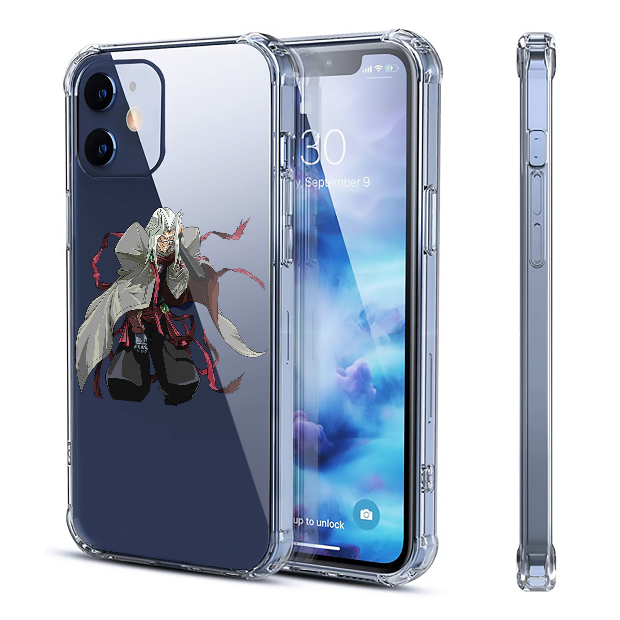 （画像用） 遊☆戯☆王 Yu-Gi-Oh! 【iPhone 12シリーズ対応】透明スマホケース（クリアソフトケース）